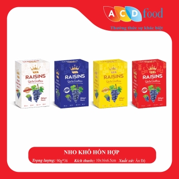 Nho khô hỗn hợp 90g